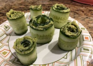 cucumber avocado rolls recipe main photo