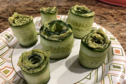 cucumber avocado rolls recipe main photo